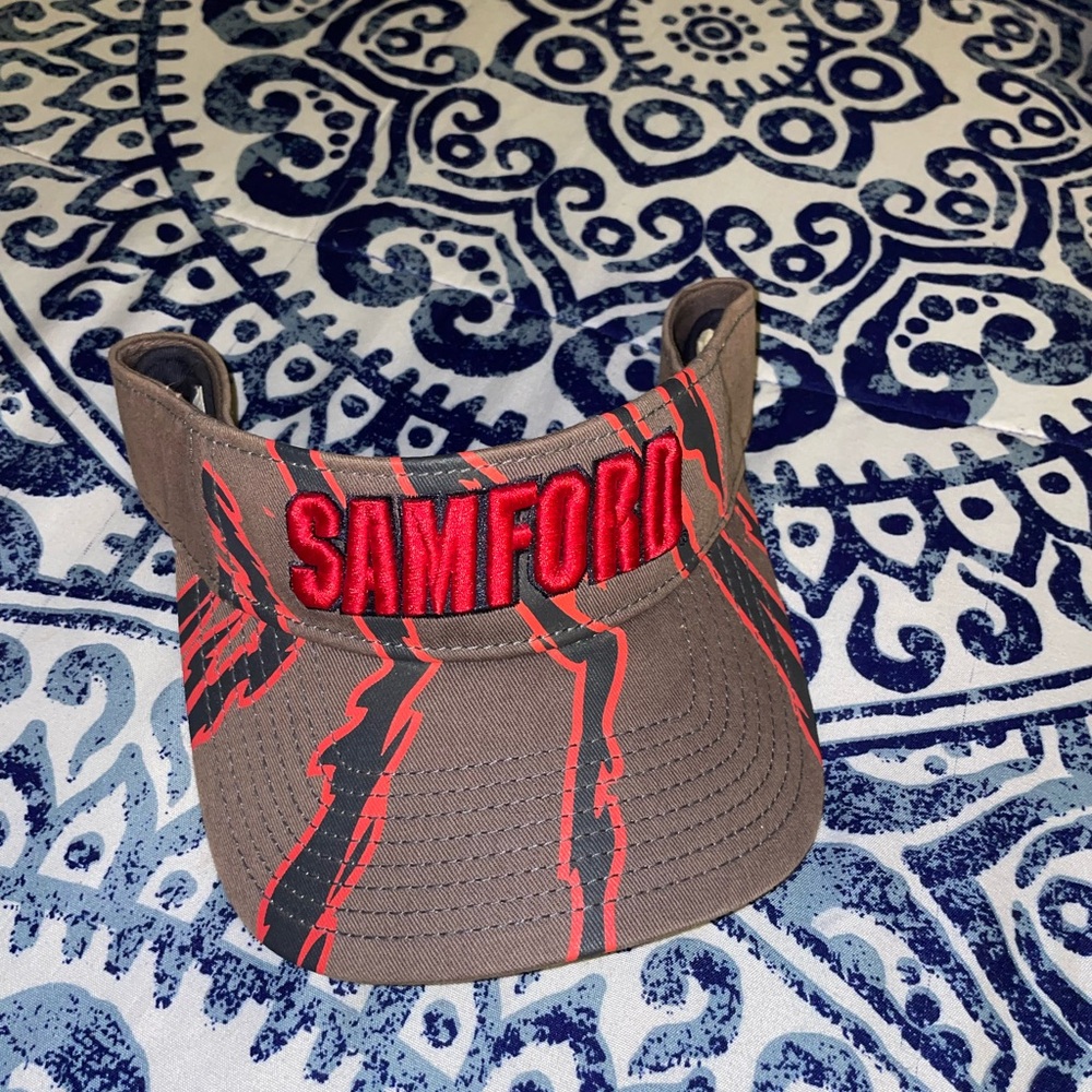 The Game Blue and Tan Visor SAMFORD